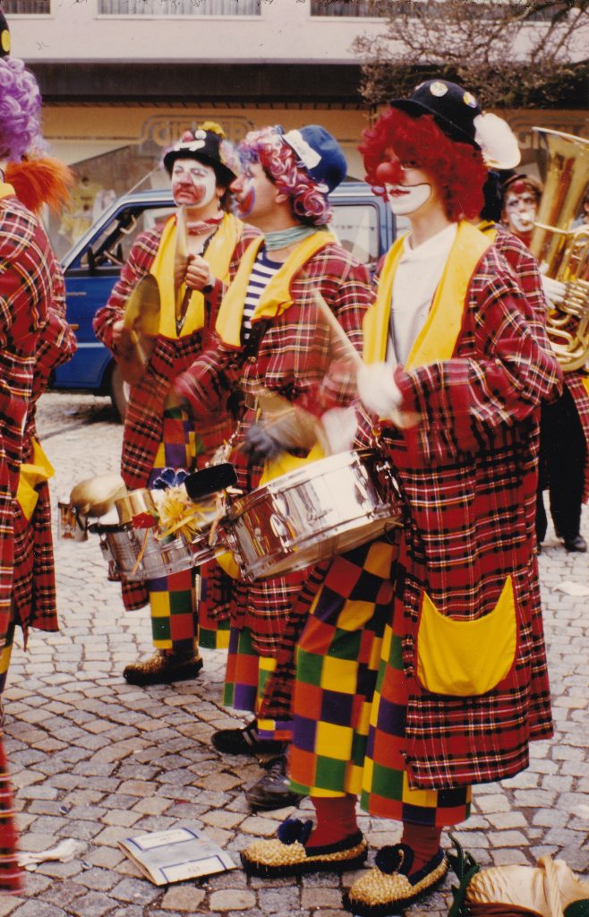 Gassenfezer 1987 – Die Anfänge – Clown-Kostüme